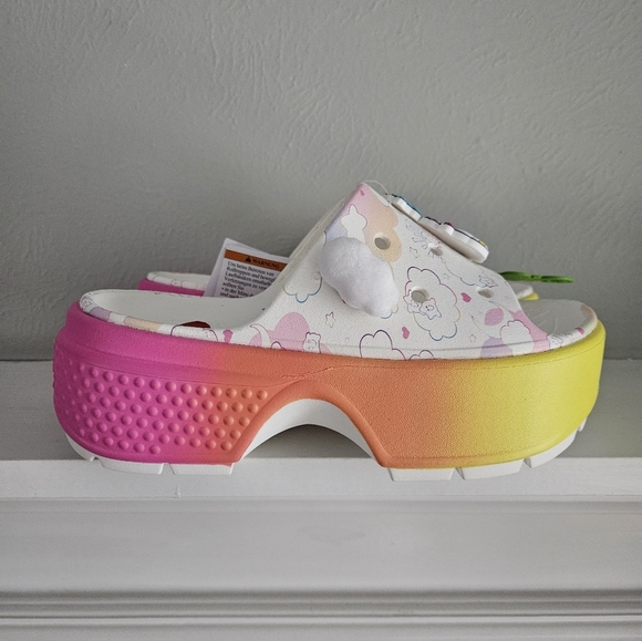 NWT CROCS X Care Bears Stomp Slides - Picture 5 of 9